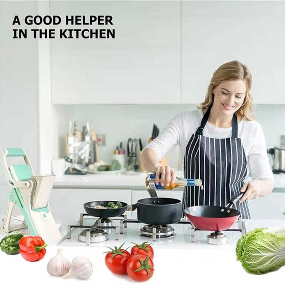 Pro Chef 5 In 1 Cutter Kitchen Multifunction Vegetable Chopper Manual Food - Picture 6 of 15